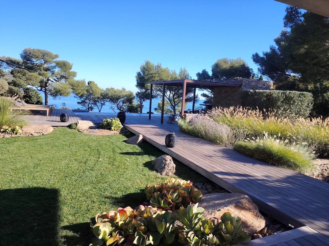 Jardin paysager au Lavandou Jardin paysager au Lavandou